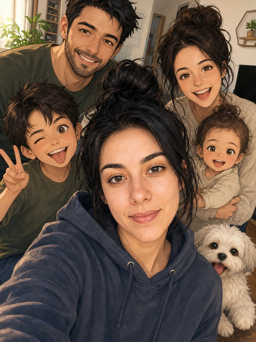 Anime Family Reality Photo preview